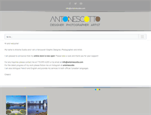 Tablet Screenshot of antoinescotto.com
